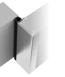 Door leaf (foamed) aluminium profiles