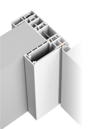 Wall frame PVC profiles